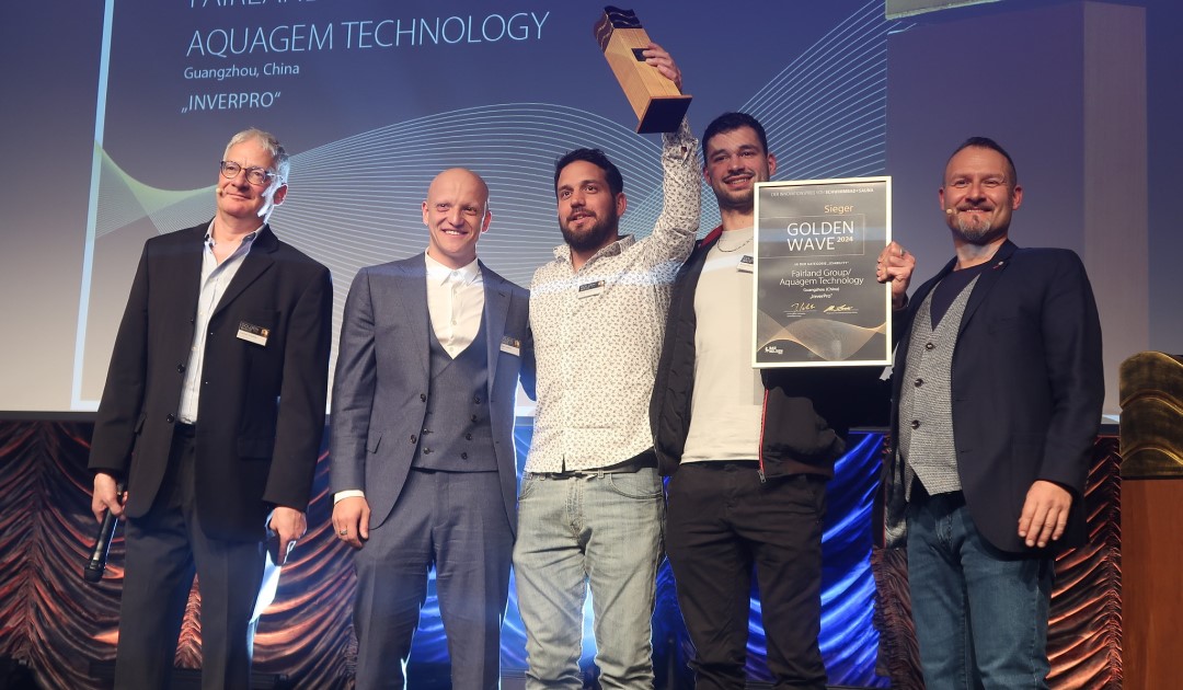 Golden Wave 2024: Aquagem InverPro Pool Pump Wins Usability Award